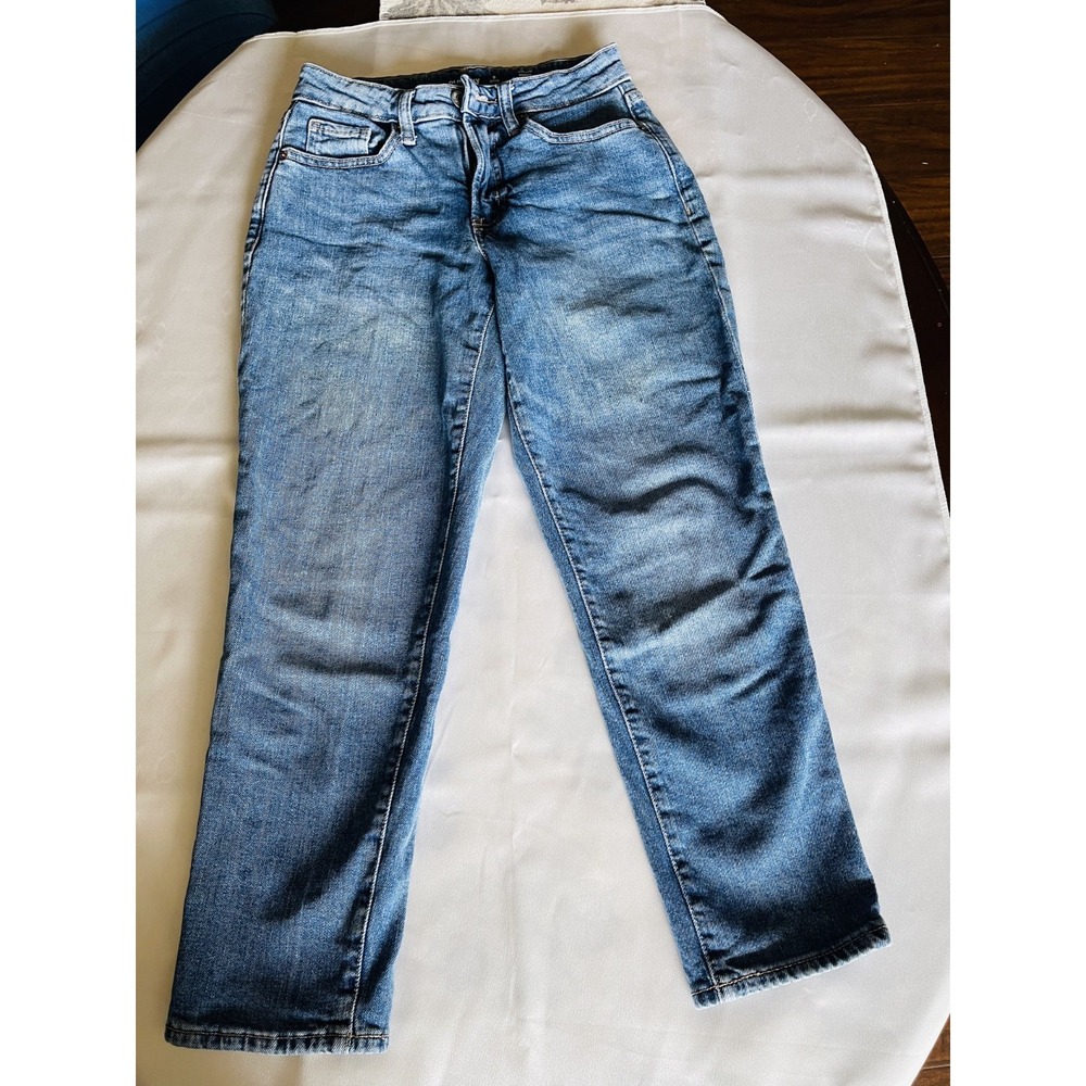 Old Navy O.G Straight Jeans High Rise Curvy Women Secret Smooth Pockets Blue 0P